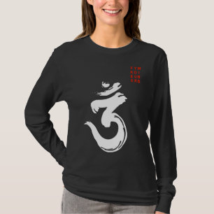 Camiseta Símbolo bengalí Om blanco
