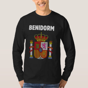 Camiseta Símbolo Benidorm Patriótico España Emblem Y Espana