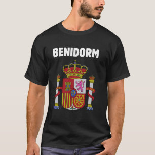 Camiseta Símbolo Benidorm Patriótico España Emblem Y Espana