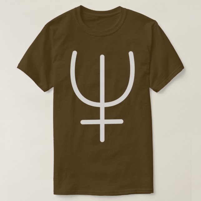 Camiseta Símbolo blanco Planet Neptune (Diseño del anverso)