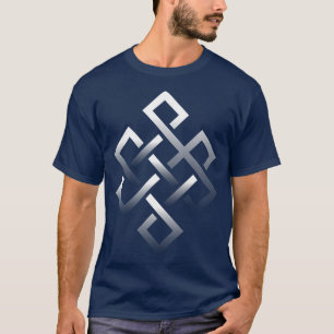 Camiseta Símbolo budista de yoga Knot eterno regalo de yog