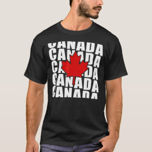 Camiseta Símbolo canadiense de hoja de arce
