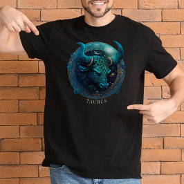 Camiseta Símbolo celestial de zodiaco bucal fantasía taurus