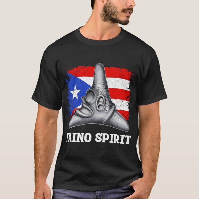 Camiseta Símbolo Cemi Taino Boricua (Anverso)
