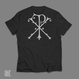Camiseta Símbolo Chi Rho de Cristo Inspirador Cristiano