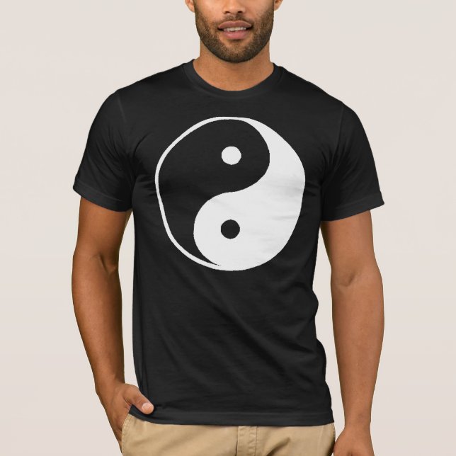 Camiseta Símbolo chino clásico Ying Yang (Anverso)