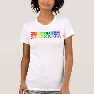Camiseta Símbolo colorido de la diversidad