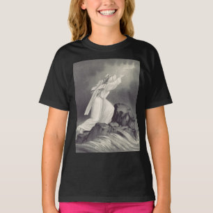 Camiseta Símbolo cristiano de la cruz y la corona 