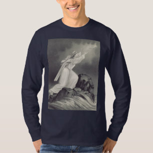 Camiseta Símbolo cristiano de la cruz y la corona