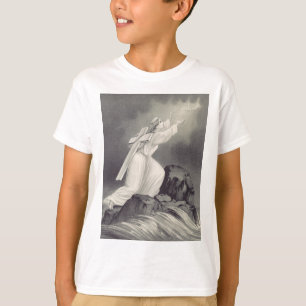 Camiseta Símbolo cristiano de la cruz y la corona