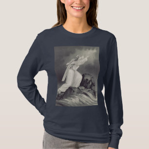 Camiseta Símbolo cristiano de la cruz y la corona