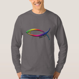 Camiseta Símbolo cristiano de pescado