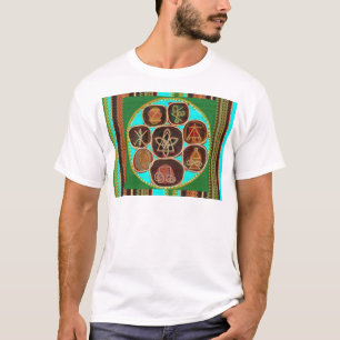 Camiseta Símbolo curativo de REIKI Karuna Túnel cósmico Cha