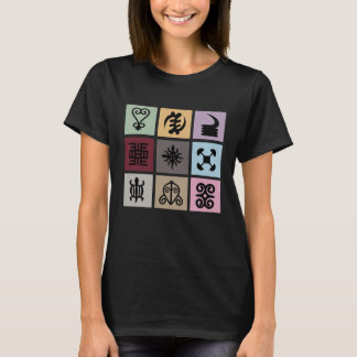Camiseta Símbolo de Adinkra de Ghana - Patrimonio africano 
