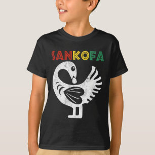 Camiseta Símbolo de Adinkra Sankofa Junetdecia Ghana
