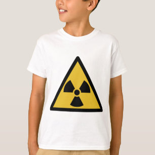 Camiseta Símbolo de advertencia de radiación (peligro radia