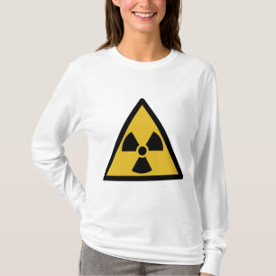 Camiseta Símbolo de advertencia de radiación (peligro radia