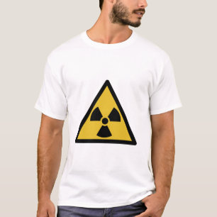 Camiseta Símbolo de advertencia de radiación (peligro radia