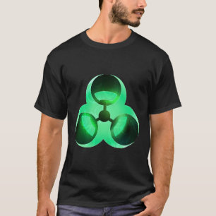 Camiseta Símbolo de advertencia de riesgo biológico Guay Re