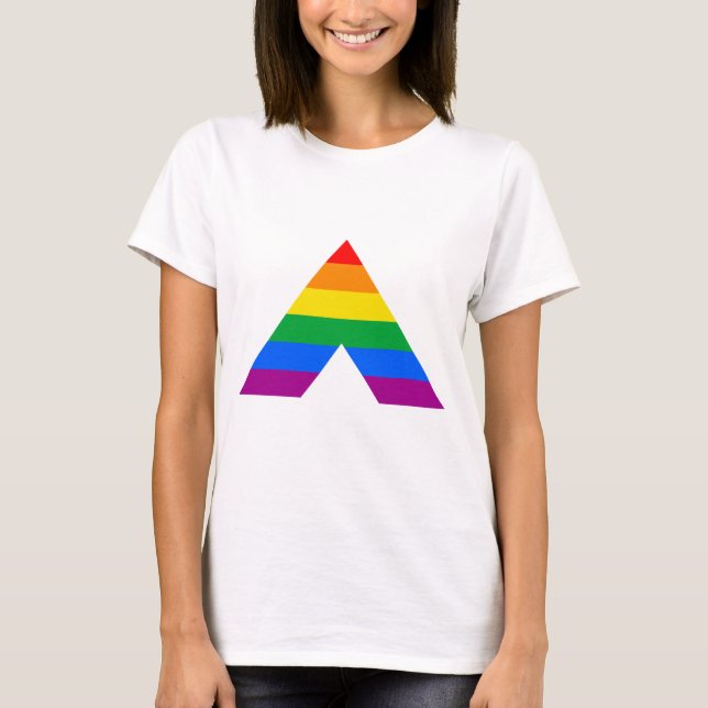 Camiseta Símbolo de aliado recto (Anverso)