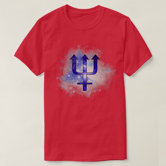 Camiseta Símbolo de alquimia de Neptuno (Diseño del anverso)