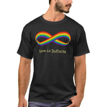 Símbolo de amor infinito arcoiris Personalizado ta