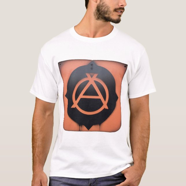 Camiseta Símbolo de anarquía industrial (Anverso)