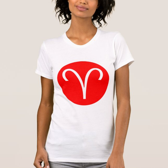 Camiseta Símbolo de Aries - Personalizado (Anverso)