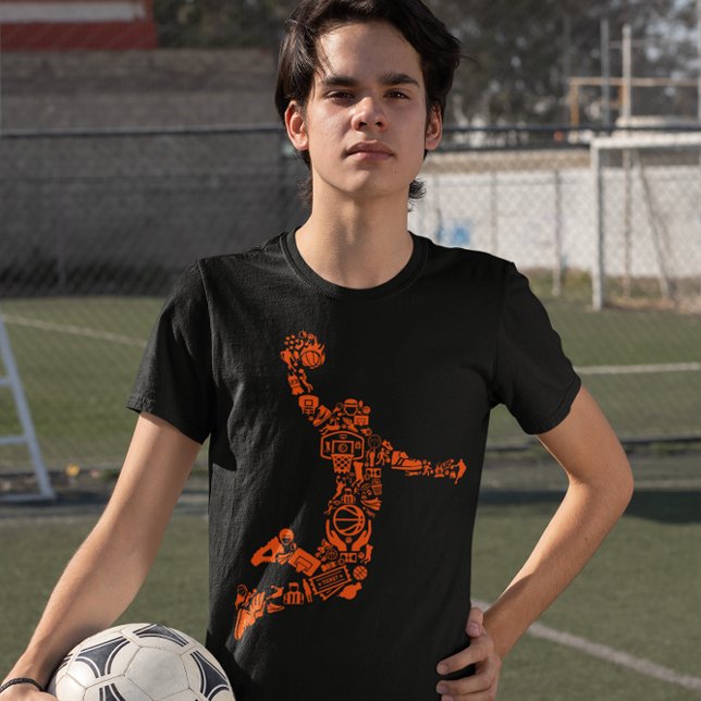 Camiseta Símbolo de aros de básquetbol slam (Subido por el creador)