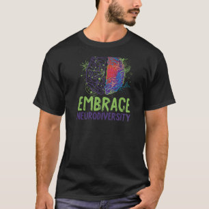 Camiseta Símbolo de autismo infinito abrazar la neurodivers