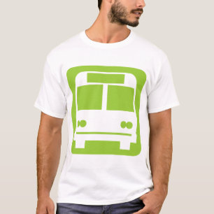 Camiseta Símbolo de autobús - Negro