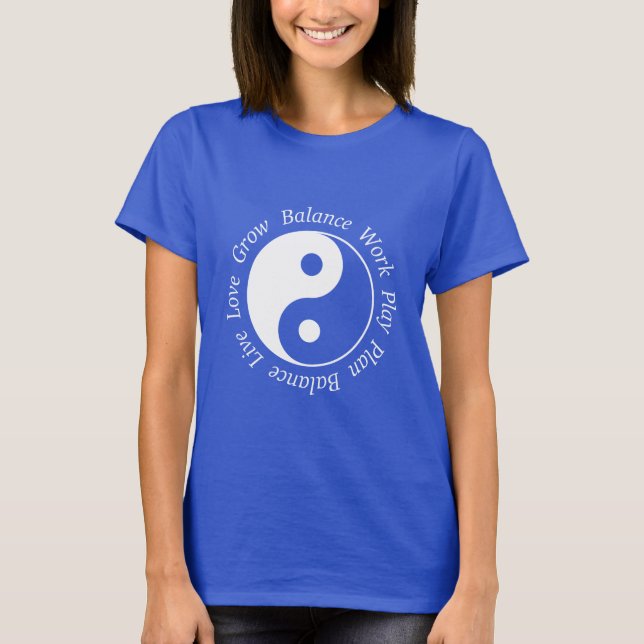 Camiseta Símbolo de Balance Yin Yang (Anverso)
