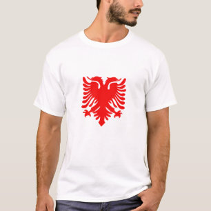 Camiseta Símbolo de bandera albanesa