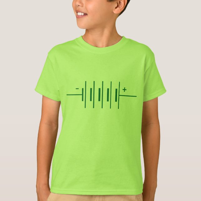 Camiseta Símbolo de baterías (Anverso)