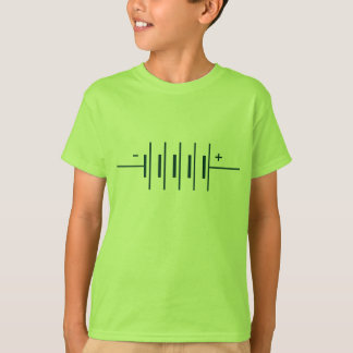Camiseta Símbolo de baterías