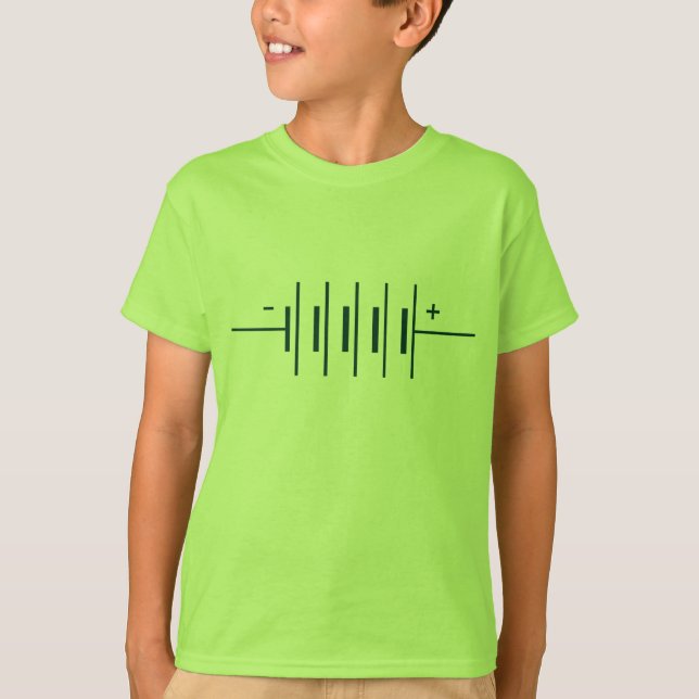 Camiseta Símbolo de baterías (Anverso)