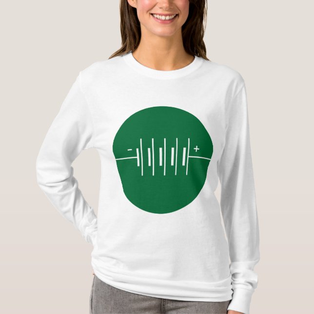 Camiseta Símbolo de baterías en círculo (Anverso)