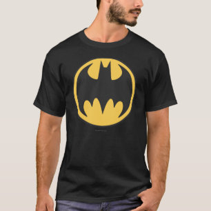 Camiseta Símbolo de Batman Logo del Círculo Amarillo oscu