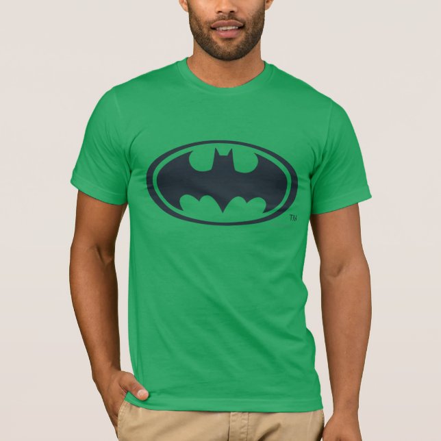 Camiseta Símbolo de Batman | Logo en blanco y negro (Anverso)