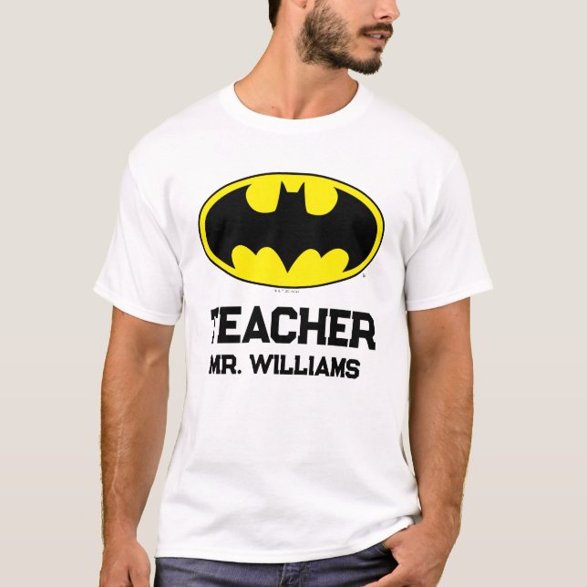 Camiseta Símbolo de Batman | Logo ovalado de Bat (Anverso)