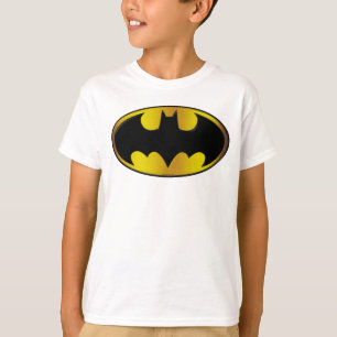 Camiseta Símbolo de Batman   Logotipo de degradado ovalado