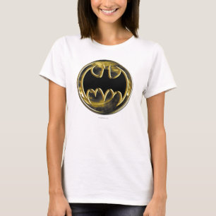 Camiseta Símbolo de Batman   Logotipo de oro