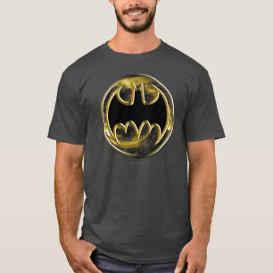 Camiseta Símbolo de Batman   Logotipo de oro