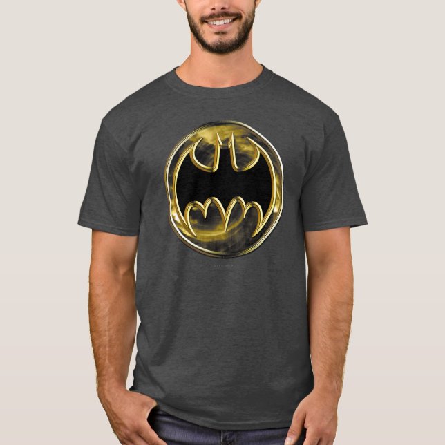 Camiseta Símbolo de Batman | Logotipo de oro (Anverso)