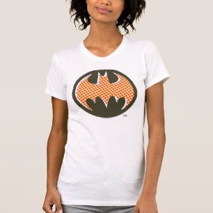 Camiseta Símbolo de Batman   Logotipo de semitono rojo