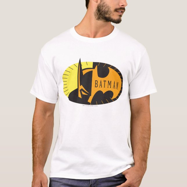 Camiseta Símbolo de Batman | Logotipo de silueta (Anverso)