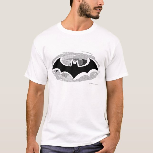 Camiseta Símbolo de Batman | Logotipo dibujado (Anverso)
