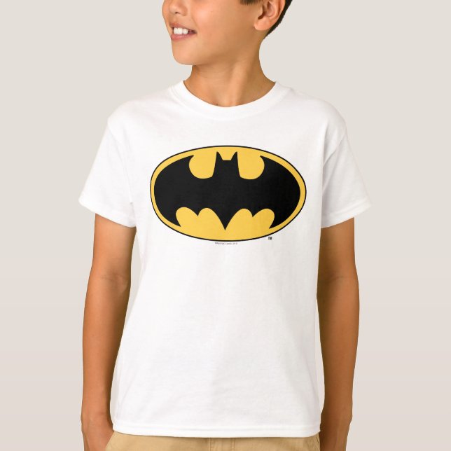 Camiseta Símbolo de Batman | Logotipo Oval (Anverso)