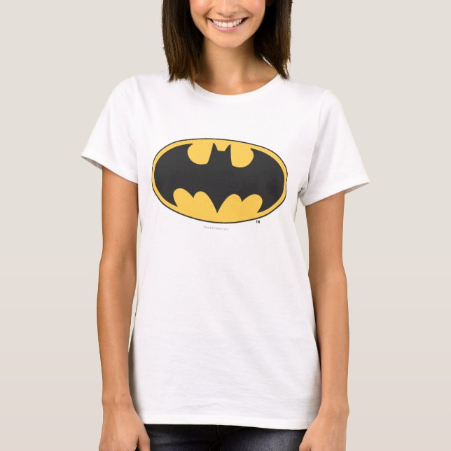 Camiseta Símbolo de Batman | Logotipo Oval (Anverso)