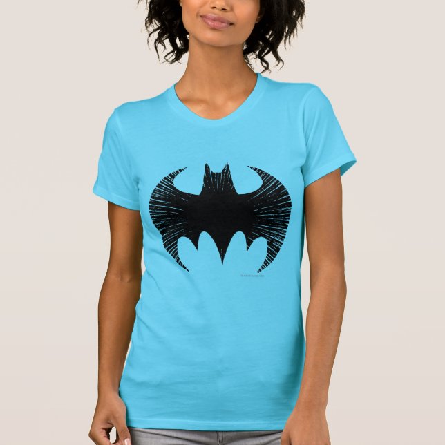 Camiseta Símbolo de Batman | Logotipo Streak (Anverso)